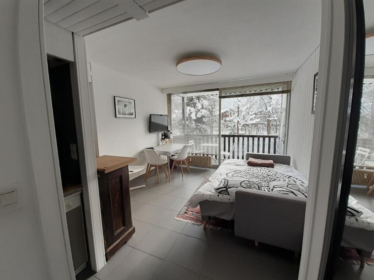 Studio Quartier Calme Centre Ville Vue Mont Blanc Chamonix Exterior foto